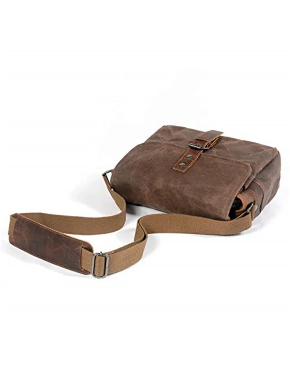 Men's SLR Camera Bag Waterproof Wax Canvas Bag Vintage Camera Case Messenger Bag